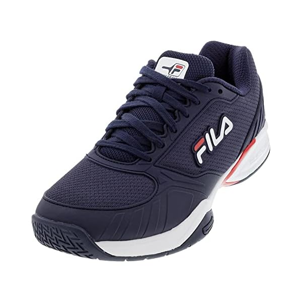 Fila Men's Volley Zone, Color: Fnvy/Fred/Wht, Size: 8 (1PM00594-422-8)