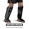 Hayabusa-S4-Kids-Shin-Guards-Muay-Thai-MMA-Kickboxing-Martial-Arts Hayabusa S4 Kids Shin Guards, Muay Thai, MMA, Kickboxing, Martial Arts - Black, Large/X-Large