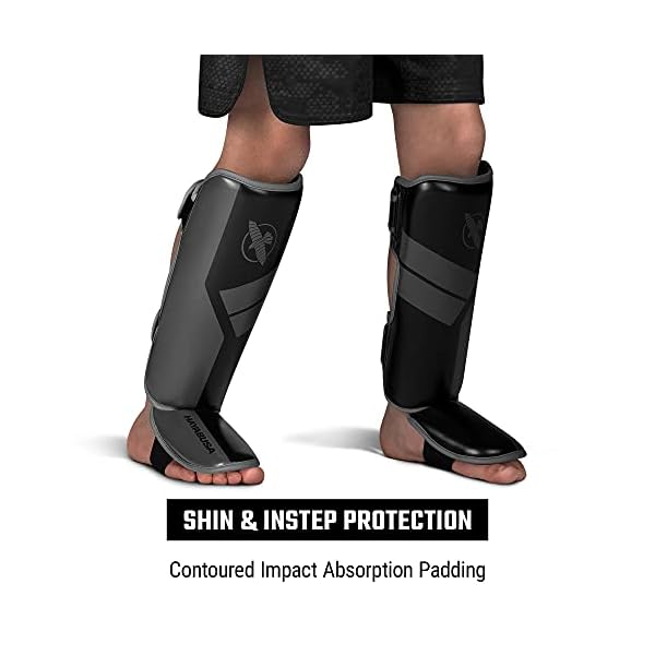 Hayabusa-S4-Kids-Shin-Guards-Muay-Thai-MMA-Kickboxing-Martial-Arts Hayabusa S4 Kids Shin Guards, Muay Thai, MMA, Kickboxing, Martial Arts - Black, Large/X-Large