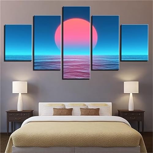 Cadeau diamond painting adulte broderie diamant paysage lune