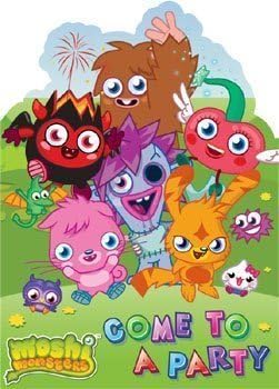 Moshi Monsters Party Invitations (Pack of 6)
