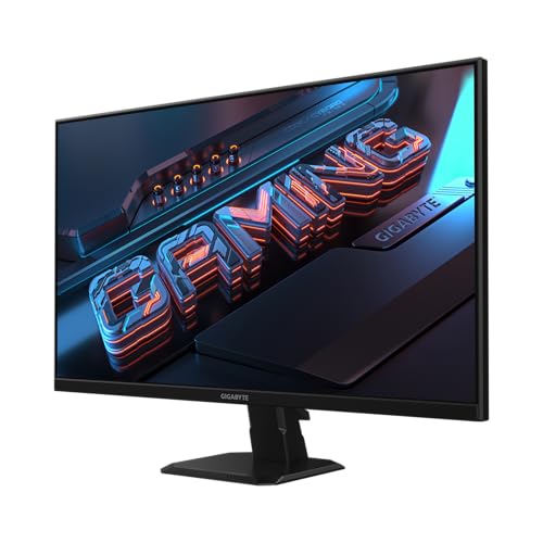 GIGABYTE GS27FA 27" SS IPS Display, 180Hz, 1920 x 1080(FHD), 1ms (MPRT) Response Time, 105% sRGB, HDR Ready, Flicker-Free, Black view 1