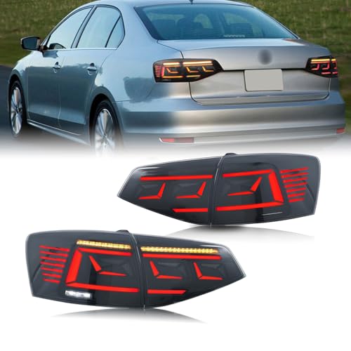HCMOTIONZ LED Tail Lights for 2015-2018 VW Jetta MK6 Sedan Sequential Lamps by HCMOTIONZ - Used condition - US$220.96