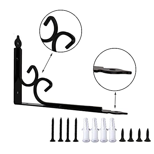 Staffe Mensole Parete, 2 Pezzi Staffe Mensola