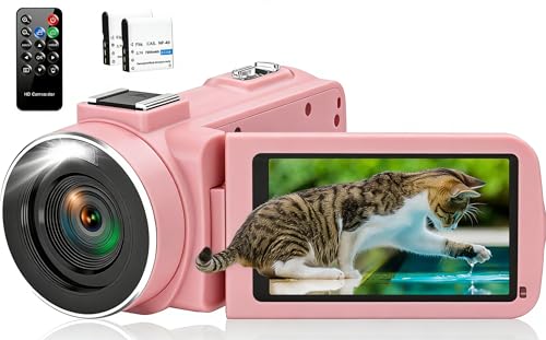 Caméscope vidéo 48 MP zoom numérique 16X pour détails précis