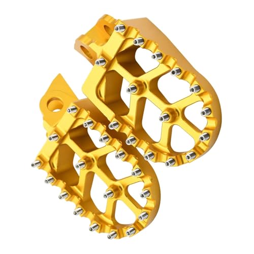 Fußpedal Für Kawasaki KLX140 KLX140L 2008–2023, 2022, 2021, 2020, 2019, 2018, 2017, Fußrasten Für Fahrer(Gold)