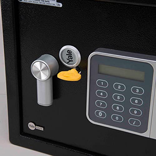 Yale Elektronischer Gäste-Tresor Laptop YLG/200/DB2 Schwarz – 24 L – PIN Code 3–6 Stellen – LCD Display – Auto Sperre – Teppichboden… – Ansicht 6