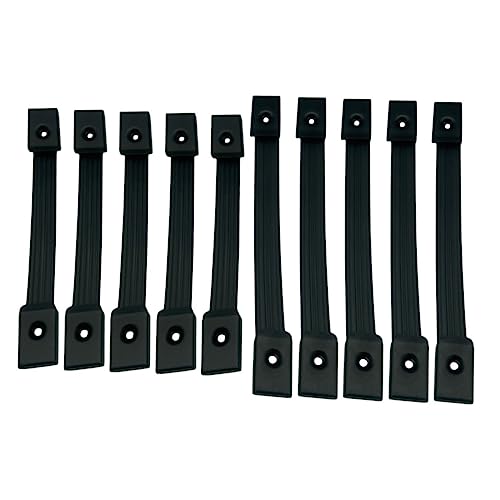 LIFKICH 10pcs Small Speaker Leather Handle Indoor Subwoofer Handle Speaker Pull Sturdy Durable Craftsmanship