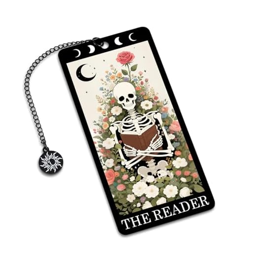 Marcadores de livro assustadores para mulheres, homens, boo, cestos para ele, dela, romance sombrio, engraçado, esqueleto, horror, marcadores para ler, mulheres, amantes de livros, livros