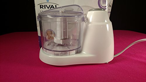 Rival 1-1/2-Cup Mini Chopper, White
