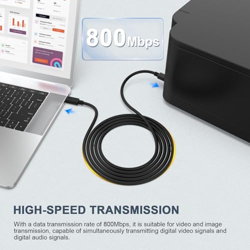 Câble FireWire 800 de remplacement de 1,8m - Cordon de rechange IEEE 1394b - 3