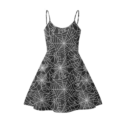 Image of Spaghetti Strap Midi Satin Dresses Summer Sleeveless Sundree Women Girl Beach Party Swing Dress