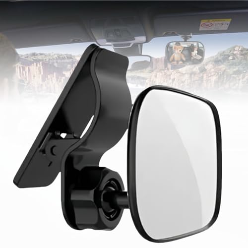 DXUANTING Baby Car Mirror 360° Adjustable Wide Angle Rear View Mirror With Convex Design for Kids and Infants