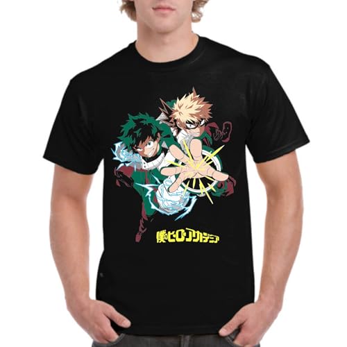 the Fan Tee Camiseta de Adulto de Hombre Dibujos Animados My Hero Academia Deku Plus Ultra Boku no Hero 026 M
