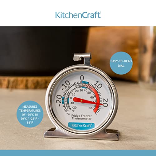 Miniatura 5 de Kitchen Craft Kcfridgeth - Termómetro Para Frigorífico Acero Inoxidable