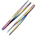 Lot Of 2 Pcs Stainless Steel Tweezers, Thumb Tissue Forceps, 1x2 & Thumb Dressing Forceps, Serrated Multi Titanium Color Rainbow by G.S Online Store
