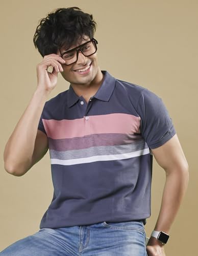 Image of 3BROS Men's Collor Neck Polo T-Shirt, Anti Stain and Half Sleeves, Cotton Blend, Regular Fit Tshirt for Men || Mens t Shirt