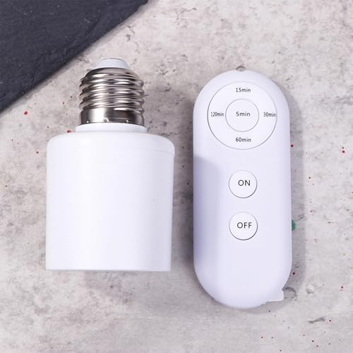 Image of Remote Control Light Socket Long Distance Adapter for Front Door Home Indoor|Home & Garden|Lamps, Lighting & Ceiling Fans|Lighting Parts & Accessories