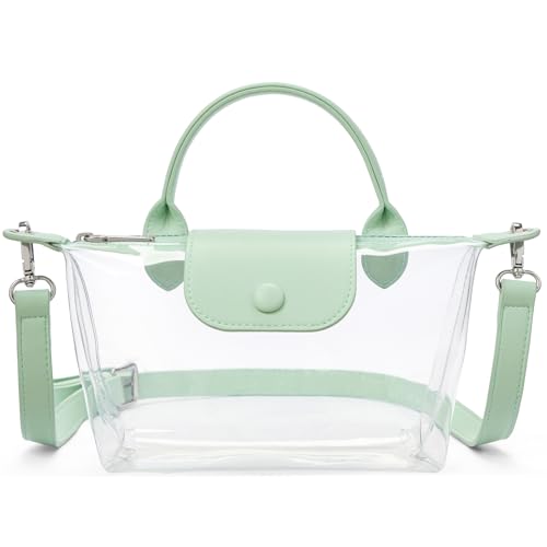 Image of BOSTANTEN Clear Bag for Stadium Approved Crossbody Purse Handbags for Concerts Sports Events