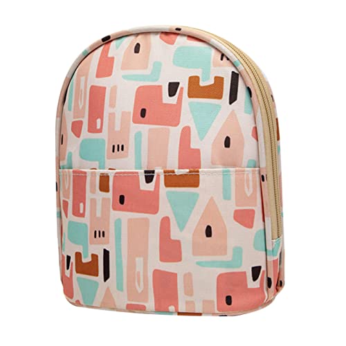 2pezzi Borsa Portatile Per Conservazione Latte Materno Sacchetto Termico Per Bottiglie Mini Pouch Da Viaggio Per Mamme Colore Rosa