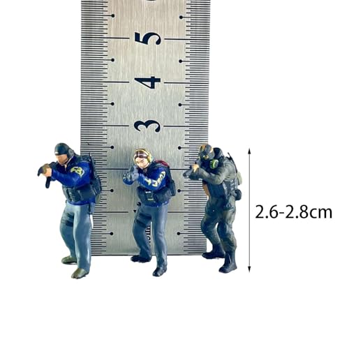 Figurines peintes à la main au 1/64 d'une grande précision