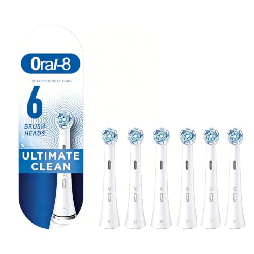 Image of Replacement Heads Compatible with Oral B IO 2 /3 /4 /5 /6 /7 /8 /9 /10 Series Electric Toothbrush, Refills Heads Compatible with Oral B IO 6 Count (Pack of 1)