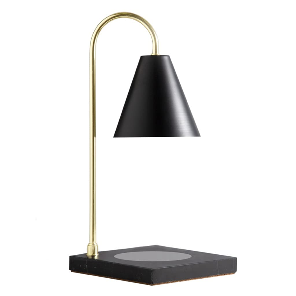 Scaldamani di Candela, Fusione di Cera Elettrica con Dimmerabile, Lampada Riscaldante della Candela per Candela Profumata, Fusione di Cera (Color : Black Marble)