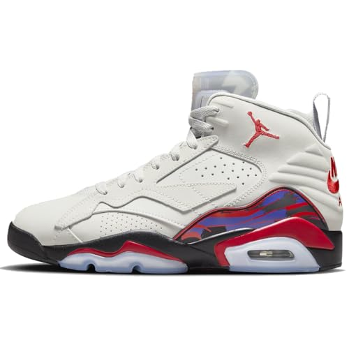 NIKE Jumpman MVP Men's Shoes (DZ4475-026, Neutral Grey/Black/Dark Concord/University Red) Size 11.5