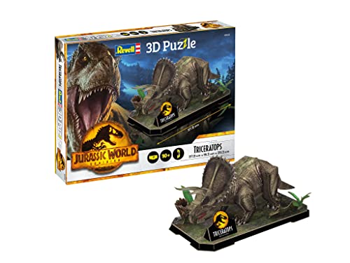 Revell 3D Puzzle 00242 World Die Jurassic Park Welt als 3D Puzzle entdecken, Bastelspaß für eine ganze Familie, farbig Cover