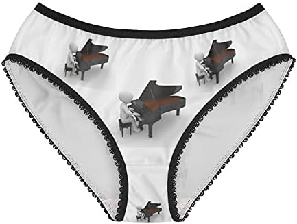 Piano Panties, Piano Underwear, Briefs, Cotton Briefs, Funny Underwear, Panties For Women