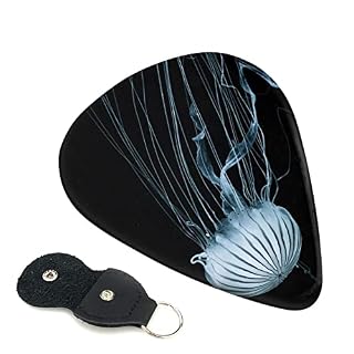 Jellyfish Lot de 6 médiators pour guitare acoustique, guitare électrique, basse, ukulélé – fins, moyens et épais. - Les Beatles, Paul McCartney, John Lennon, RIngo Starr, George Harrison