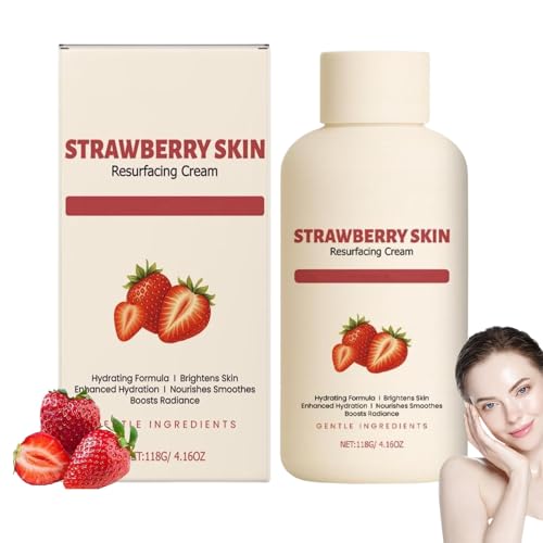 Lotion hydratante antirides fraise contre la peau granuleuse des bras