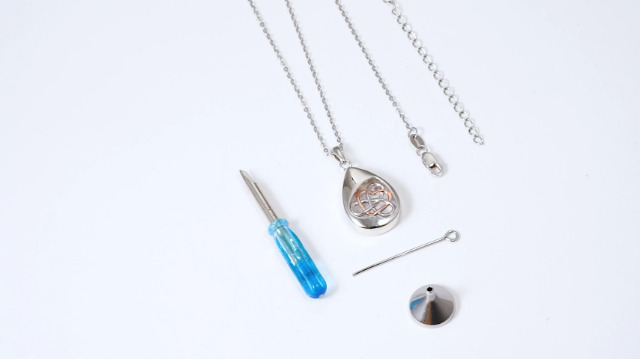 Cenizas Recuerdo Urna Collar Cremación Joyas Ceniza Cremada Colgante Botella De Vidrio Cenicero Collar Joyas Conmemorativas Plata