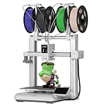 Anycubic Kobra X 3D Printer, 600mm/s High-Speed FDM Printer with 4-Color Printing, 49-Point Auto-Leveling, Smart AI Detection for Beginners & Professionals, 260x260x260 mm³
