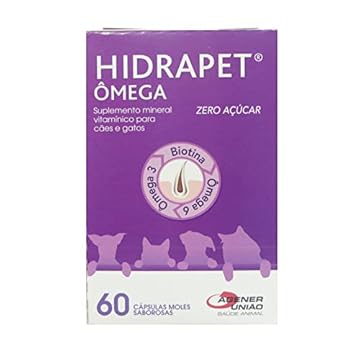 Suplemento Agener Hidrapet Ômega Zero Açúcar - 60 Cápsulas