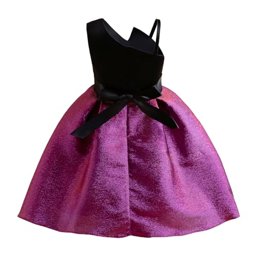 Girls Dresses Princess Dress Birthday Dress Party Dress Shinning Dress One Shoulder Dress2