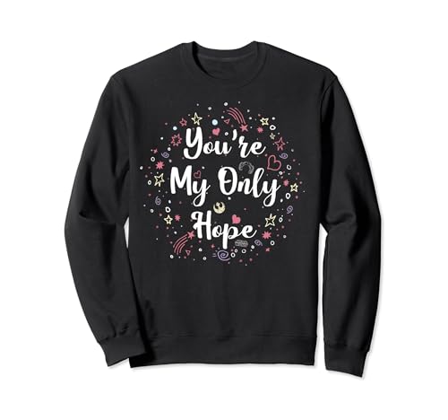 Sweatshirt Star Wars You're My Only Hope fini les vêtements de fan sans style