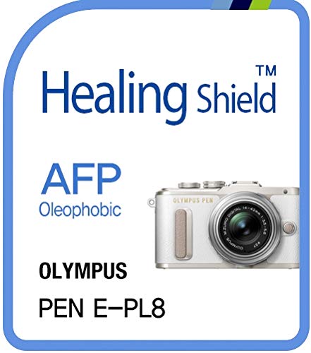 Healingshield �X�L���V�[���t���ی�t�B���� Oleophobic AFP Clear Film for OLYMPUS Camera Pen E-PL8 [2pcs]