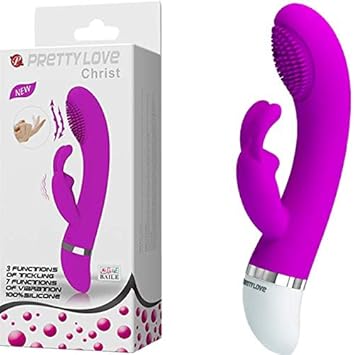 Prettylove Vibrador Christ, Púrpura - 297 gr
