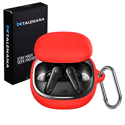 TALENANA for Anker Soundcore Liberty 4�P�[�X �V���R�[�� �ی�J�o�[ �ϏՌ� �h�� �h�o �L�Y�h�~ �����[�d�\ �S�ʕی�P�[�X �C���z�� �J���r�i�t�� Anker Soundcore Liberty 4 �Ή�(���b�h
