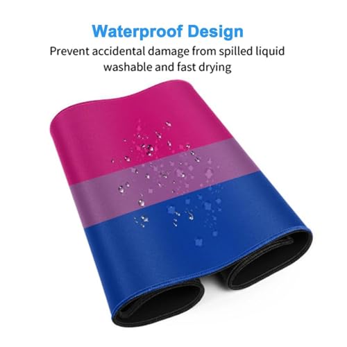 Mouse Pad grande impermeable para escritorio LGBTQ miniatura 5
