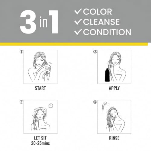 Image of KINGMING KAISASA HAIR DYE SHAMPOO 7 (Deep Brown)
