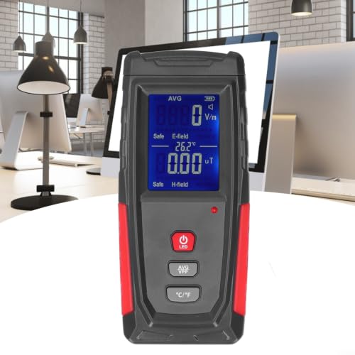 Medidor EMF WT3121 con alarma sonora y bloqueo de datos para campos electromagnéticos 5