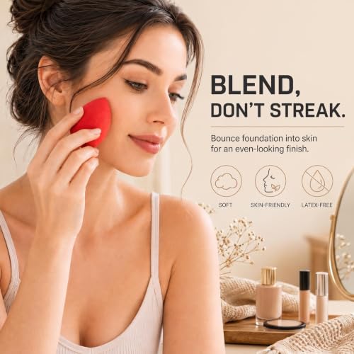 BEAKEY Makeup Sponge Foundation Beauty Sponges - Image 2