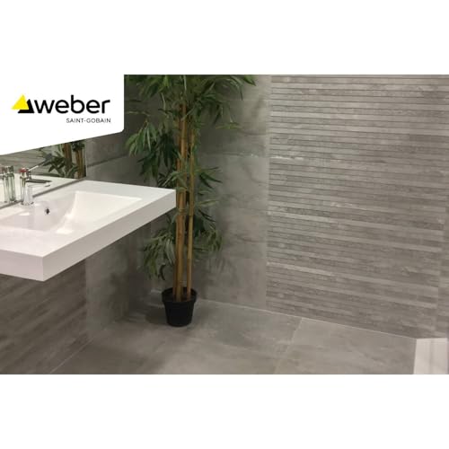 WEBER - Dünne Wandfliesendichtungen Reinweiß 25 kg - Weber Weberjoint dünn