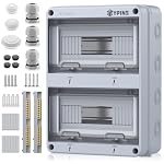 EYPINS – EYPINS Verteilerkasten Aufputz 2-Reihig 24 Module, Sicherung