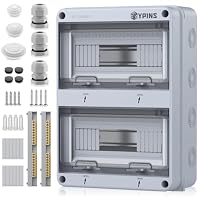 EYPINS – EYPINS Verteilerkasten Aufputz 2-Reihig 24 Module, Sicherung