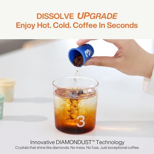SATURNBIRD Instant Cold Brew Coffee Combo, NO.1-6 & NO.4-6, 100% Arabica Coffee, 48 Single Serves