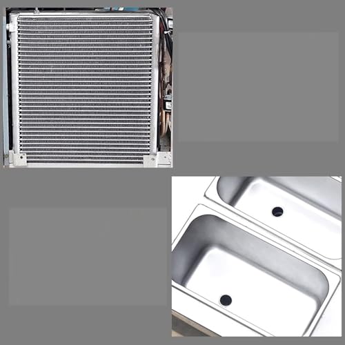 Hhaoran-9868 Eismaschine Transparenter Körper, vertikale kommerzielle Eismaschine, Milchtee-Shop, spezielle 3-Farben-Soft-Sweet-Cone-Eismaschine Tisch-Eismaschine, lustiges Küchengerät – Bild 6