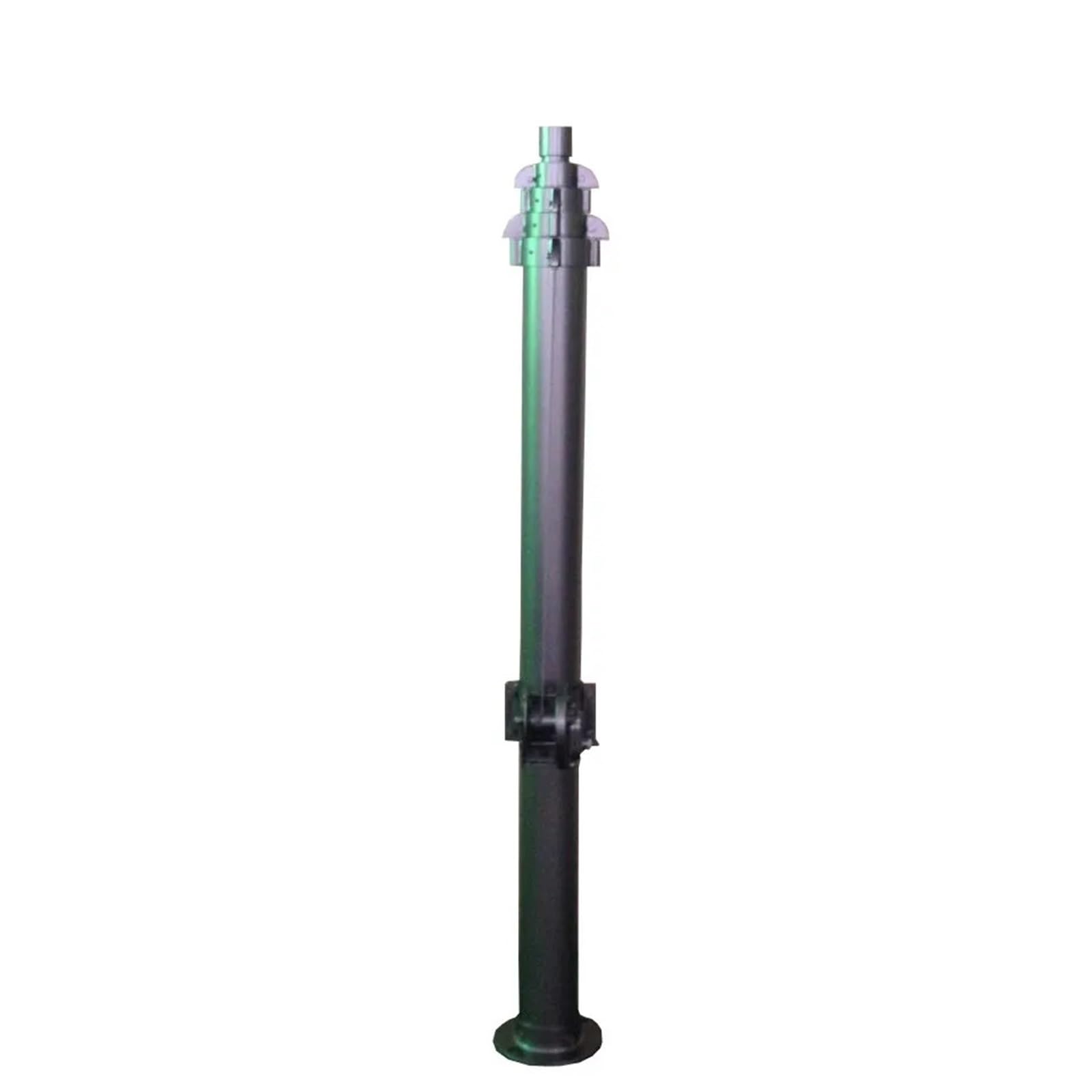 TAL-M4-1.6-10 Mástil telescópico manual portátil 4M, aleación aluminio 6063-T5, trípode vehículo, 10kg, for antena TV vigilancia comunicación